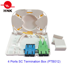 Boîtier de terminaison de câble à 4 ports Sc Fibre Optique (PTB012)